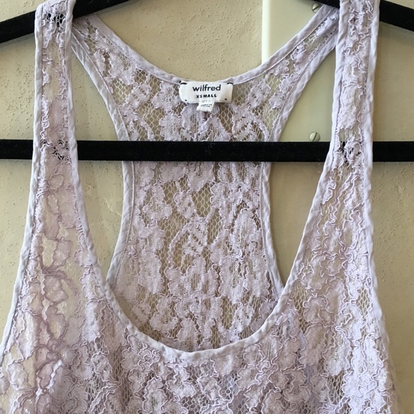 Aritzia Wilfred Madeline Silk Lace Tank | XS - Picture 3 of 5